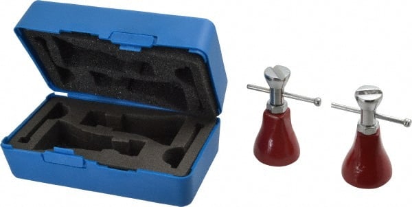 Fowler - 3 Piece, 3 to 4" High Screw Jack Set - 1-1/2" Base Diam - Exact Tooling