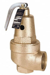 Conbraco - 1-1/4" Inlet, 1-1/4" Outlet, ASME Safety Relief Valve - 30 Max psi, 2,316,000 BTUs - Exact Tooling