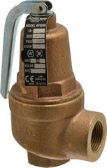 Conbraco - 3/4" Inlet, 3/4" Outlet, ASME Safety Relief Valve - 30 Max psi, 827,000 BTUs - Exact Tooling
