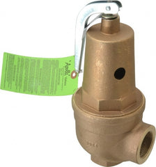 Conbraco - 1-1/2" Inlet, 1-1/2" Outlet, ASME Safety Relief Valve - 30 Max psi, 3,151,000 BTUs - Exact Tooling