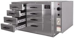 Grieve - 1 Phase, 11-3/4 Inch Inside Width x 25 Inch Inside Depth x 2 Inch Inside Height, 350°F Max, Portable Heat Treating Bench Oven with Drawers - 115 Max Volts, 41 Inch Outside Width x 30 Inch Outside Depth x 23 Inch Outside Height - Exact Tooling