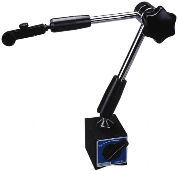 Value Collection - 0.001" Graduation, 0-100 Dial Reading, Indicator & Base Kit - 2" Base Length x 2" Base Width x 2-1/2" Base Height, 2-11/64" Dial Diam - Exact Tooling