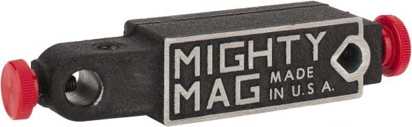 Made in USA - 4-1/2" Long x 1" Wide x 1-1/4" High Magnetic Indicator Base - 45 Lb Magnetic Pull - Exact Tooling