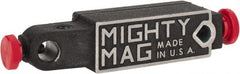 Made in USA - 4-1/2" Long x 1" Wide x 1-1/4" High Magnetic Indicator Base - 45 Lb Magnetic Pull - Exact Tooling