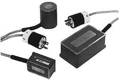 Mag-Mate - 2" Diam, 8 Watts, 150 Lb Max Magnetic Pull Electromagnet - 1/4-20 Thread, 120 AC Output Voltage - Exact Tooling