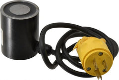 Mag-Mate - 2" Diam, 14 Watts, 190 Lb Max Magnetic Pull Electromagnet - 1/4-20 Thread, 120 AC Output Voltage - Exact Tooling