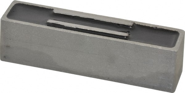 Mag-Mate - 1" Wide x 1-1/4" High x 4-1/2" Long, Rectangular Ceramic Holding Magnet - 2 Pole, 45 Lb Max Holding Capacity, 22.5 Lb Average Holding Capacity - Exact Tooling
