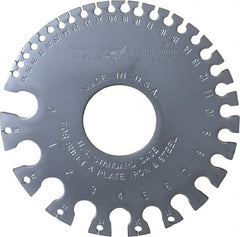 PEC Tools - #36 Steel Wire and Sheet Metal Gage - Use with Uncoated Sheet and Plate Iron and Steel - Exact Tooling