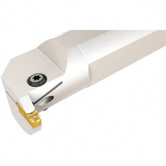 Iscar - GHI, Internal, Left Hand, 12mm Max Depth of Cut, 4.8 to 6.4mm Groove Width, Indexable Grooving Tool Holder - 40mm Shank Width, 250mm OAL, Through Coolant - Exact Tooling