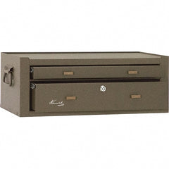 Kennedy - 2 Drawer Brown Drawer Chest Base - 21-5/8" Wide x 7-7/8" High x 9-5/8" Deep, Use with Chest 520 - Exact Tooling