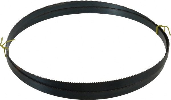 Starrett - 8 TPI, 10' 5" Long x 3/4" Wide x 0.032" Thick, Welded Band Saw Blade - Carbon Steel, Toothed Edge, Raker Tooth Set, Flexible Back, Contour Cutting - Exact Tooling