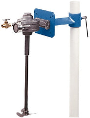 Neptune Mixer - 50 to 80 psi Air Pressure, 5 Gallon Mixing Capacity, 1/4 to 1/2 hp, Pipe Clamp, Air Powered Mixer - 24 Inch Long Shaft, Compatible with Pail Container - Exact Tooling