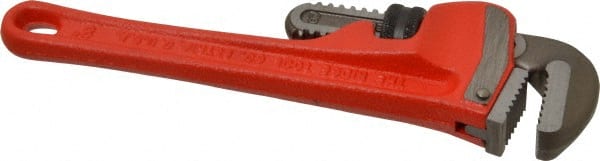 Ridgid - 8" Cast Iron Straight Pipe Wrench - 1" Pipe Capacity - Exact Tooling