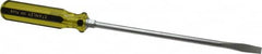 Stanley - Standard Slotted Screwdriver - Round Shank, Acetate Handle - Exact Tooling
