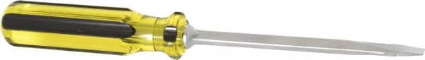 Stanley - Standard Slotted Screwdriver - Square Shank, Acetate Handle - Exact Tooling