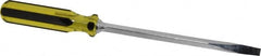 Stanley - Standard Slotted Screwdriver - Square Shank, Acetate Handle - Exact Tooling