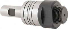 Interstate - 1" Diam Milling Machine Arbor - Stub Style, Straight Shank, 3/4" Shank Diam, 108.7mm OAL - Exact Tooling