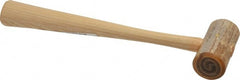 Garland - 1/8 Lb Head Rawhide Mallet - Wood Handle - Exact Tooling