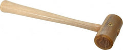 Garland - 1/4 Lb Head Rawhide Mallet - Wood Handle - Exact Tooling
