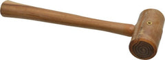 Garland - 3/8 Lb Head Rawhide Mallet - Wood Handle - Exact Tooling