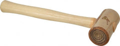 Garland - 1/2 Lb Head Rawhide Mallet - Wood Handle - Exact Tooling