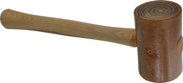 Garland - 1-3/8 Lb Head Rawhide Mallet - Wood Handle - Exact Tooling