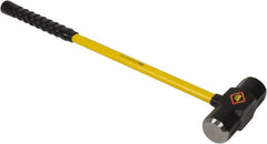 NUPLA - 12 Lb Head, Sledge Hammer - Steel Head, Fiberglass Handle - Exact Tooling