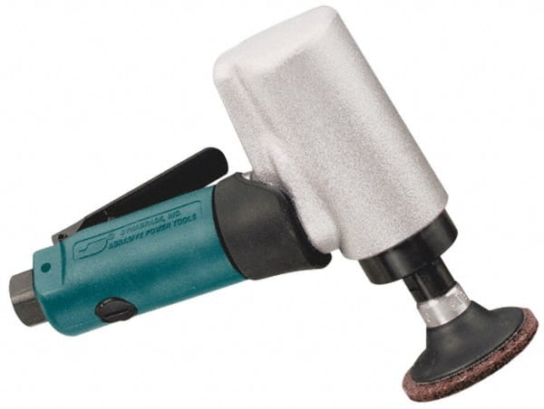 Dynabrade - 2" Max Disc, 20,000 RPM, Pneumatic Handheld Disc Sander - 28 CFM, 1/4 NPT Inlet, 0.5 hp, 90 psi - Exact Tooling