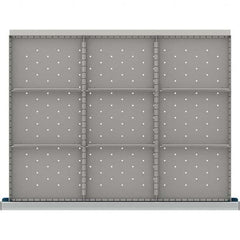 LISTA - 9-Compartment Drawer Divider Layout for 3.15" High Drawers - Exact Tooling
