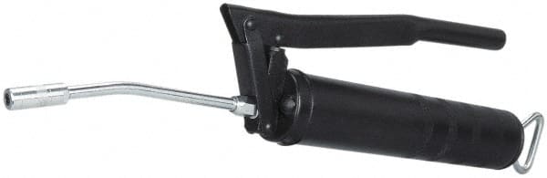 PRO-LUBE - 6,000 Max psi, Rigid Lever Grease Gun - 14 oz (Cartridge) Capacity, 1/8 Thread Outlet, 28 Strokes per oz, Bulk, Cartridge & Suction Fill, Includes 4 Jaw Coupler with Ball Check - Exact Tooling