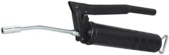 PRO-LUBE - 6,000 Max psi, Rigid Lever Grease Gun - 14 oz (Cartridge) Capacity, 1/8 Thread Outlet, 28 Strokes per oz, Bulk, Cartridge & Suction Fill, Includes 4 Jaw Coupler with Ball Check - Exact Tooling