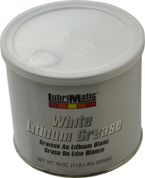 LubriMatic - 16 oz Can Lithium General Purpose Grease - White, 290°F Max Temp, NLGIG 2, - Exact Tooling