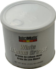 LubriMatic - 16 oz Can Lithium General Purpose Grease - White, 290°F Max Temp, NLGIG 2, - Exact Tooling