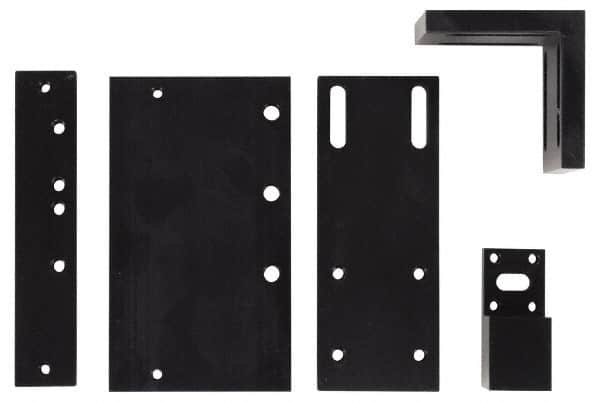 Newall - DRO Bracket Kit - Lathe Mounting, Horizontal or Vertical Mounting Orientation, Use with NMS300 DRO, NMS800 DRO, Spherosyn/Spherosyn Encoder - Exact Tooling