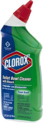 Clorox - 24 oz Bottle Gel Toilet Bowl Cleaner - Bleach Scent, Disinfectant, Nonacidic, Toilet Bowl - Exact Tooling