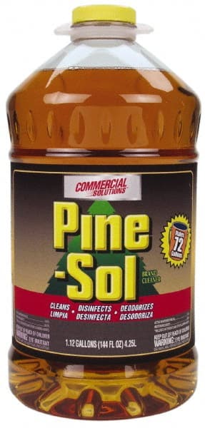 Pine-Sol - 144 oz Bottle All-Purpose Cleaner - Liquid, Disinfectant, Pine - Exact Tooling