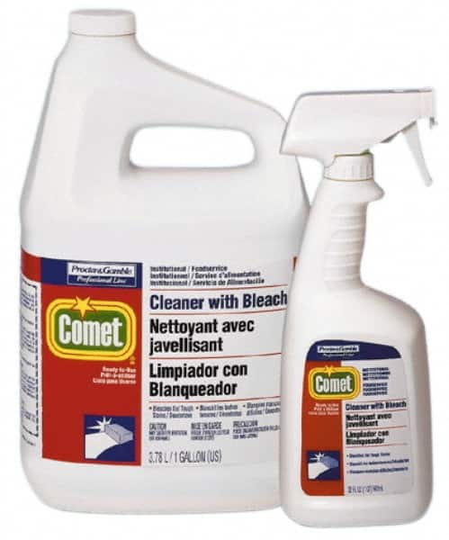 Comet USA LLC - 32 oz Spray Bottle Liquid Bathroom Cleaner - Unscented Scent, General Purpose Cleaner - Exact Tooling