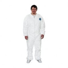 Dupont - Size 2XL Film Laminate General Purpose Coveralls - Zipper Closure - Exact Tooling
