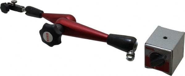 SPI - Rectangular Base, Indicator Transfer Stand - 14-1/8" High, 2-1/4" Base Length x 2" Base Width x 2-1/8" Base Height - Exact Tooling