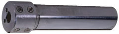 Scientific Cutting Tools - 7/32" ID x 5/8" OD Boring & Grooving Bar Holder - 3-1/4" OAL, 3/4" Head Diam, Through Coolant, Series QHC - Exact Tooling