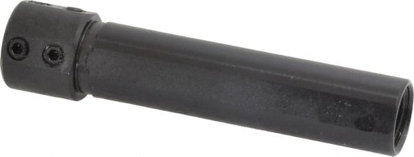 Scientific Cutting Tools - 1/4" ID x 5/8" OD Boring & Grooving Bar Holder - 3-1/4" OAL, 3/4" Head Diam, Through Coolant, Series QHC - Exact Tooling