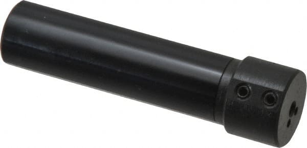 Scientific Cutting Tools - 5/32" ID x 3/4" OD Boring & Grooving Bar Holders - 3-1/4" OAL, 0.87" Head Diam, 3/8-18 NPT, Through Coolant, Series QHC - Exact Tooling