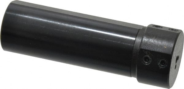 Scientific Cutting Tools - 1/8" ID x 1" OD Boring & Grooving Bar Holders - 3-1/4" OAL, 1.12" Head Diam, 1/2-14 NPT, Through Coolant, Series QHC - Exact Tooling