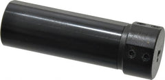 Scientific Cutting Tools - 1/8" ID x 1" OD Boring & Grooving Bar Holders - 3-1/4" OAL, 1.12" Head Diam, 1/2-14 NPT, Through Coolant, Series QHC - Exact Tooling