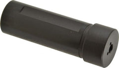 Scientific Cutting Tools - 1/4" ID x 1" OD Boring & Grooving Bar Holders - 3-1/4" OAL, 1.12" Head Diam, 1/2-14 NPT, Through Coolant, Series QHC - Exact Tooling