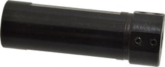 Scientific Cutting Tools - 3/8" ID x 1" OD Boring & Grooving Bar Holders - 3-1/4" OAL, 1.12" Head Diam, 1/2-14 NPT, Through Coolant, Series QHC - Exact Tooling