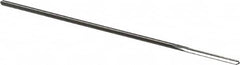 Alvord Polk - 1/16" High Speed Steel 4 Flute Chucking Reamer - Straight Flute, 0.0585" Straight Shank, 1/2" Flute Length, 2-1/2" OAL - Exact Tooling