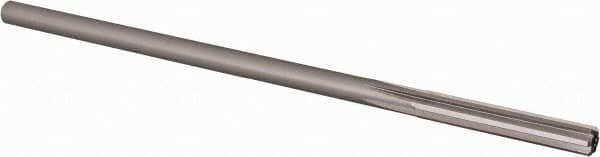 Alvord Polk - 13/64" High Speed Steel 6 Flute Chucking Reamer - Straight Flute, 0.1945" Straight Shank, 1-1/4" Flute Length, 5" OAL - Exact Tooling