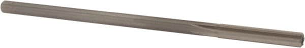 Alvord Polk - 7/32" High Speed Steel 6 Flute Chucking Reamer - Straight Flute, 0.2075" Straight Shank, 1-1/4" Flute Length, 5" OAL - Exact Tooling