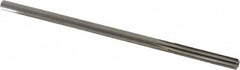 Alvord Polk - Letter E High Speed Steel 6 Flute Chucking Reamer - Straight Flute, 0.2405" Straight Shank, 1-1/2" Flute Length, 6" OAL - Exact Tooling